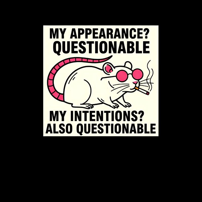 Apparence douteuse, rat