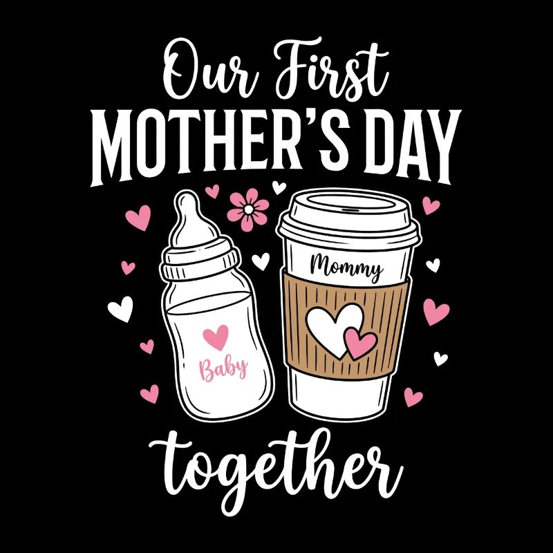 First Mothers Day Together Geschenk Mama