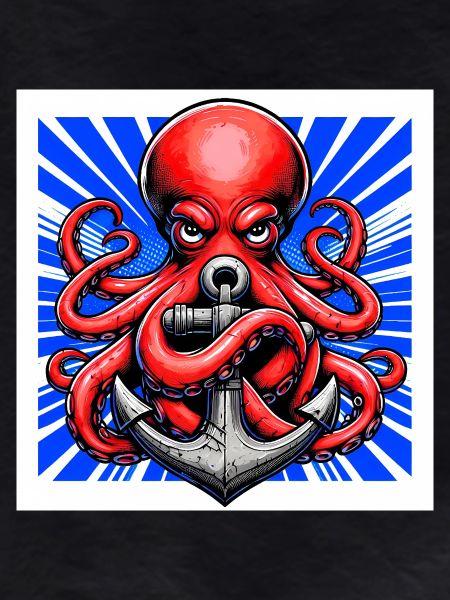 Octopus embraces an Anchor