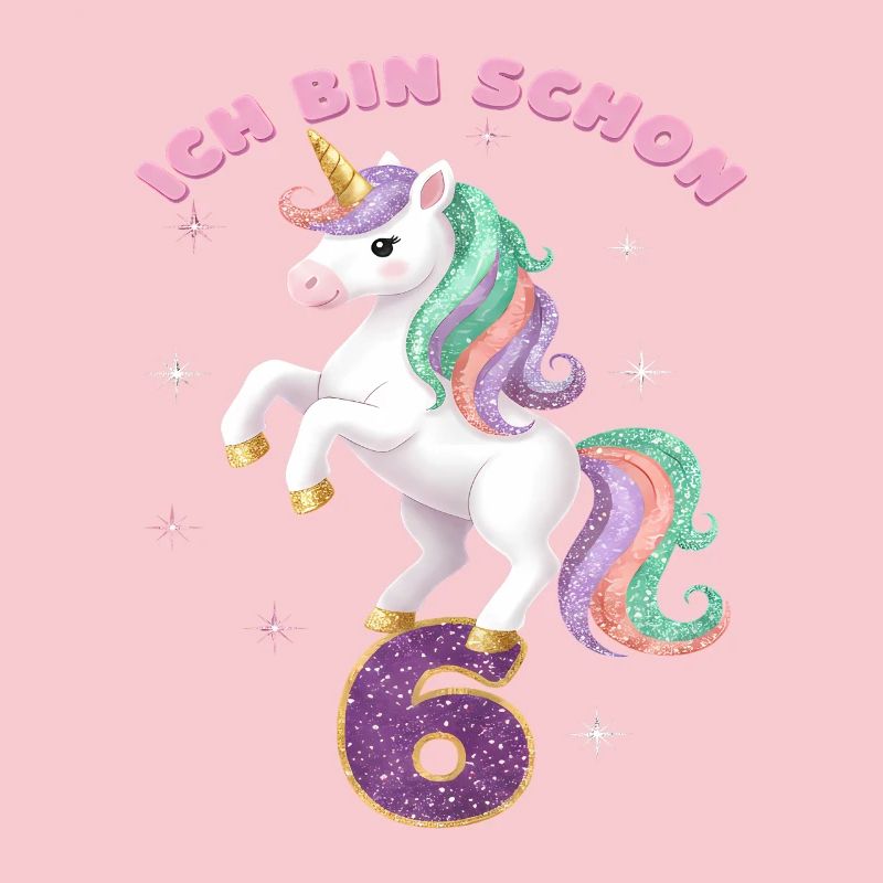 1. Geburtstag Einhorn Mädchen Ich bin schon 1