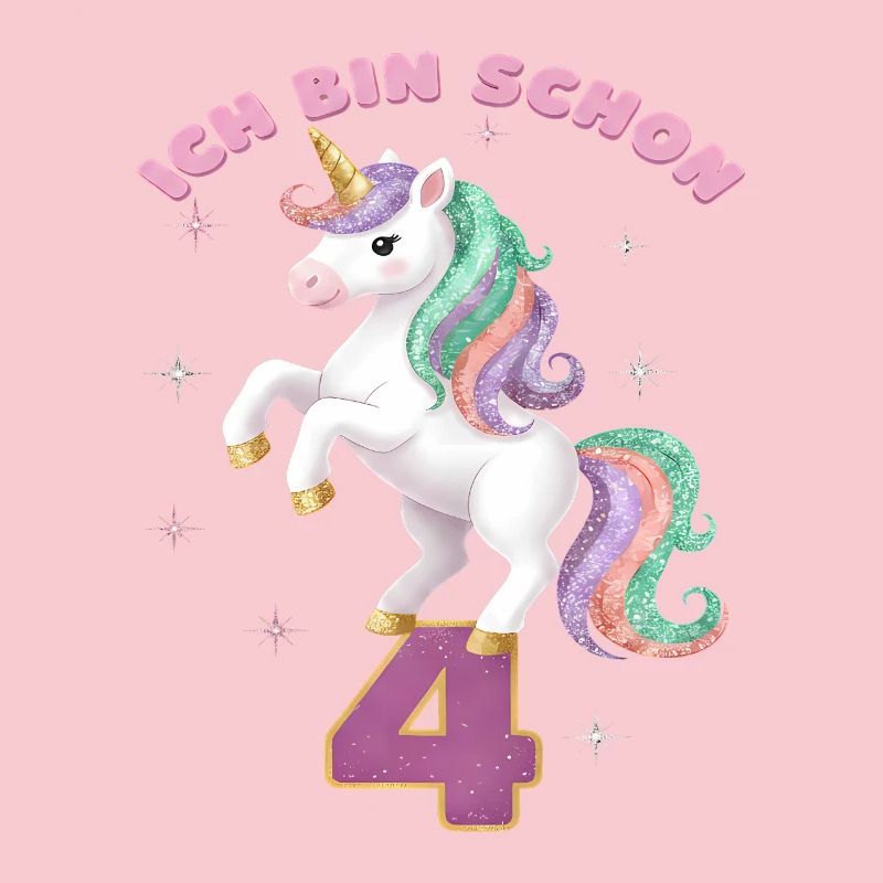 5. Geburtstag Einhorn Mädchen Ich bin schon 5