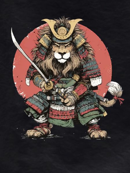 Samurai Lion in Armour
