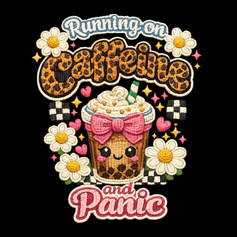 Kaffee Panik Leoparden Glanz Koffein