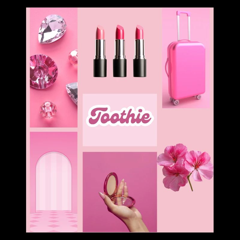 Glam rose Toothie