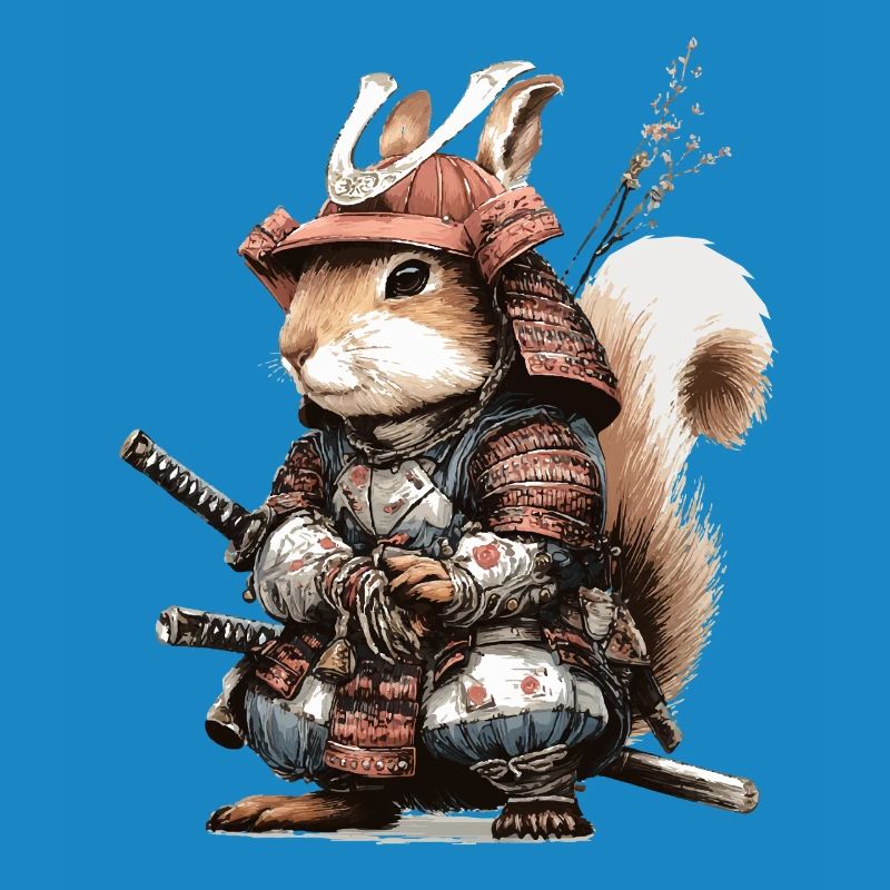 Squirrel Samurai in Armor