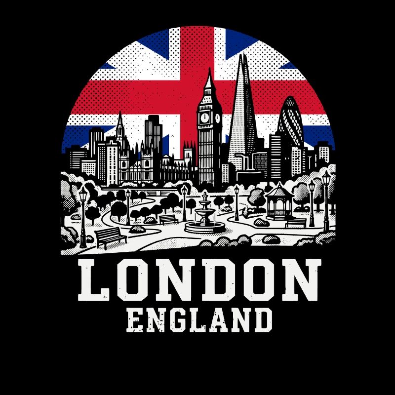 London Skyline Union Jack
