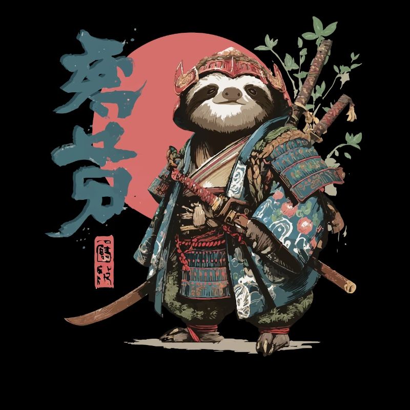 Samurai-Faultier-Krieger