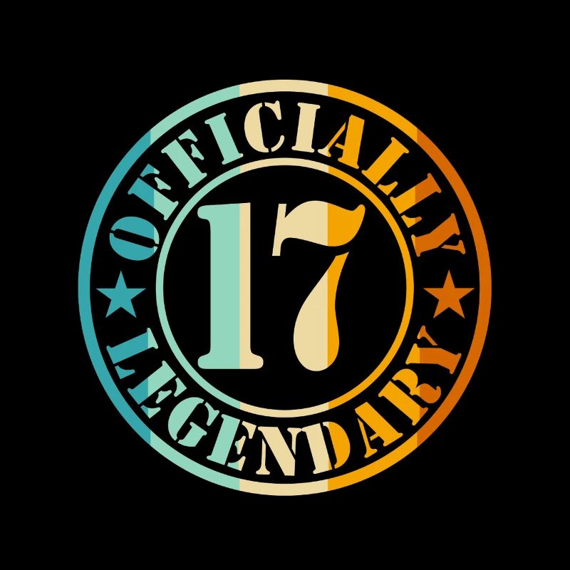 17. Geburtstag Junge Mädchen Legende Level 17