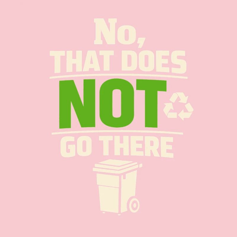No, that doesn't belong there | Waste separation