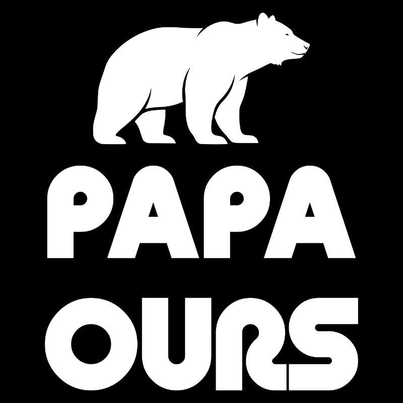 Papa Ours Silhouette