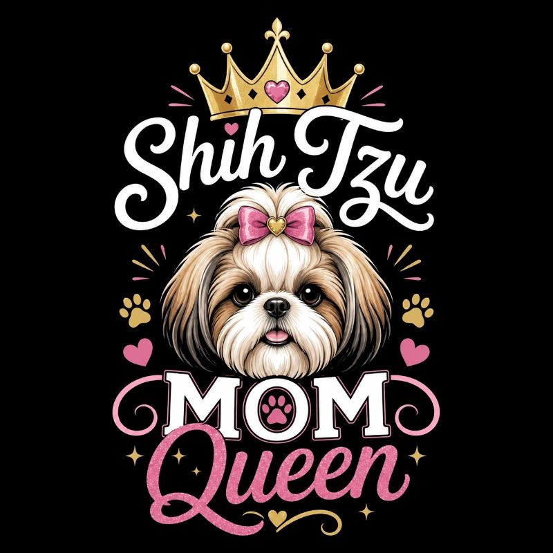 Shih Tzu Mama Königinkrone