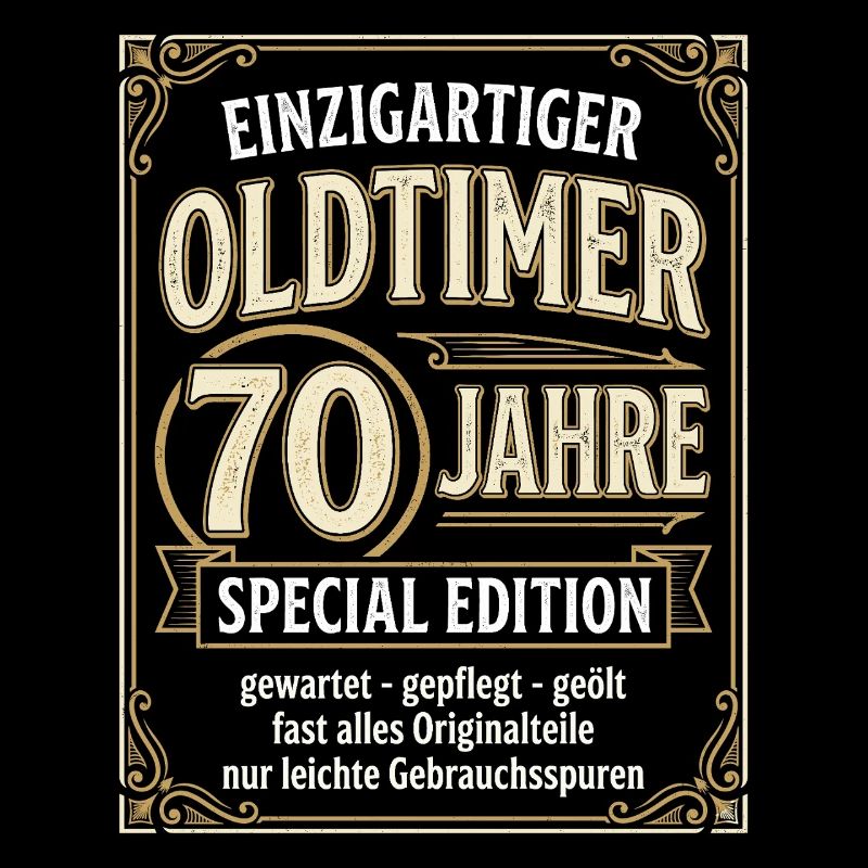 Einzigartiger Oldtimer 70 Jahre Special Edition