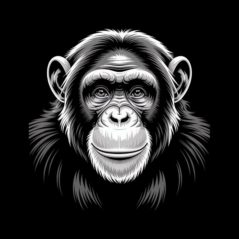 Affe Schimpanse