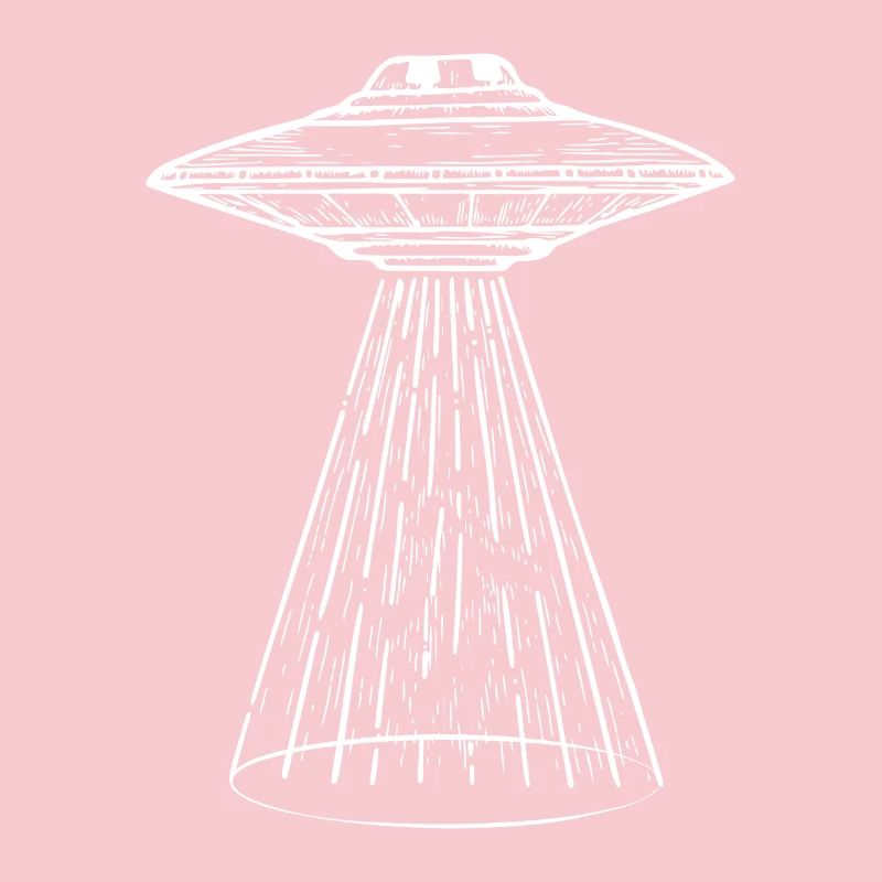 UFO Light-Beam Illustration