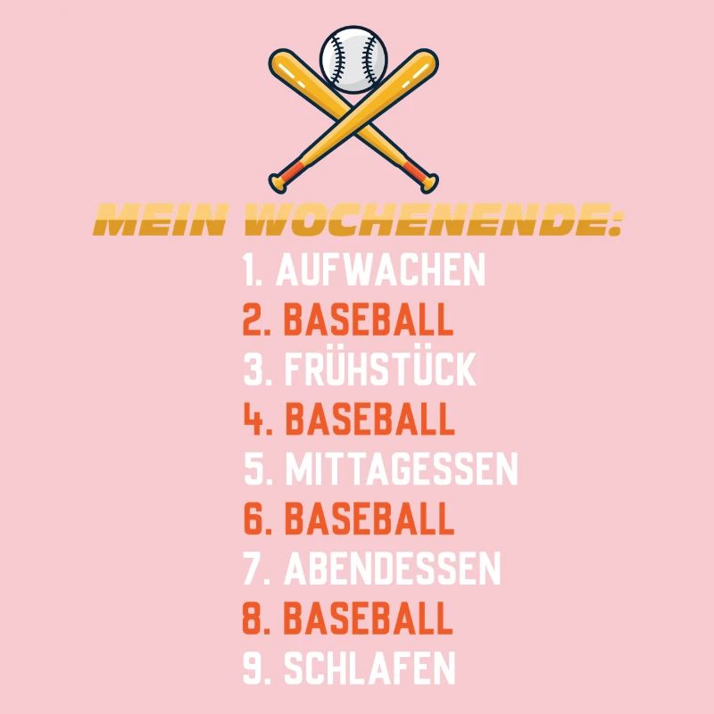 Baseball Wochenende – Mein Plan
