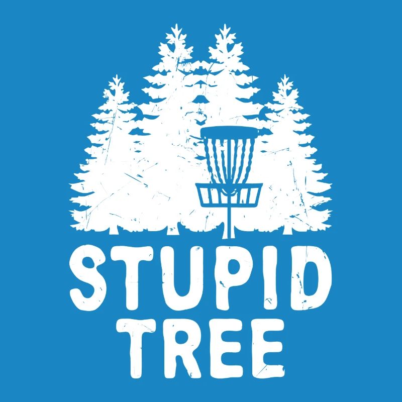 Tee de disc golf stupide de l’arbre