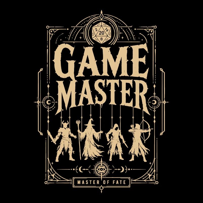 Game Master Spielleiter Würfel Shirt
