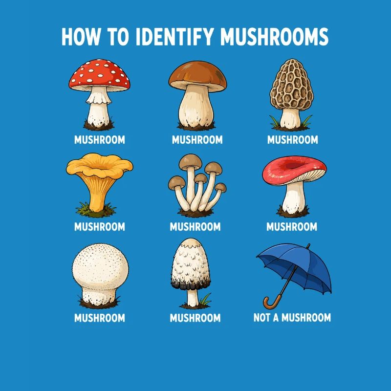 Comment identifier les champignons drôle