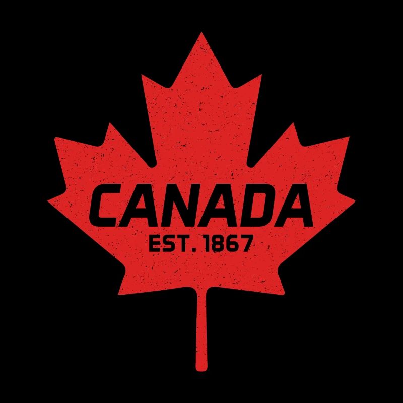 Canada Est 1867 Vintage Canada Maple Leaf