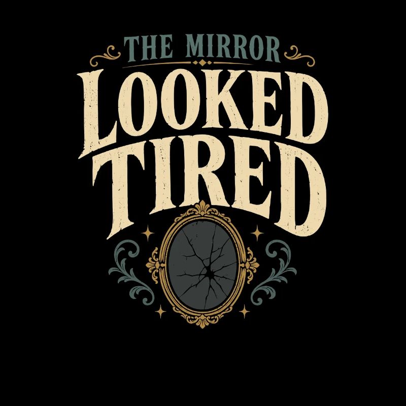 Haunted mirror, cursed mirror spirit in the mirror,