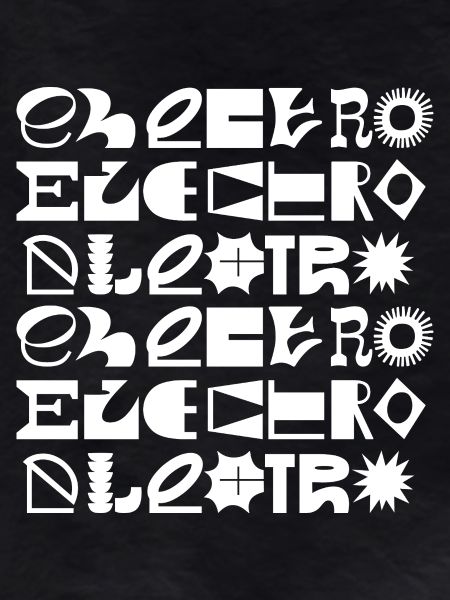 Geometric Typography Mosaic