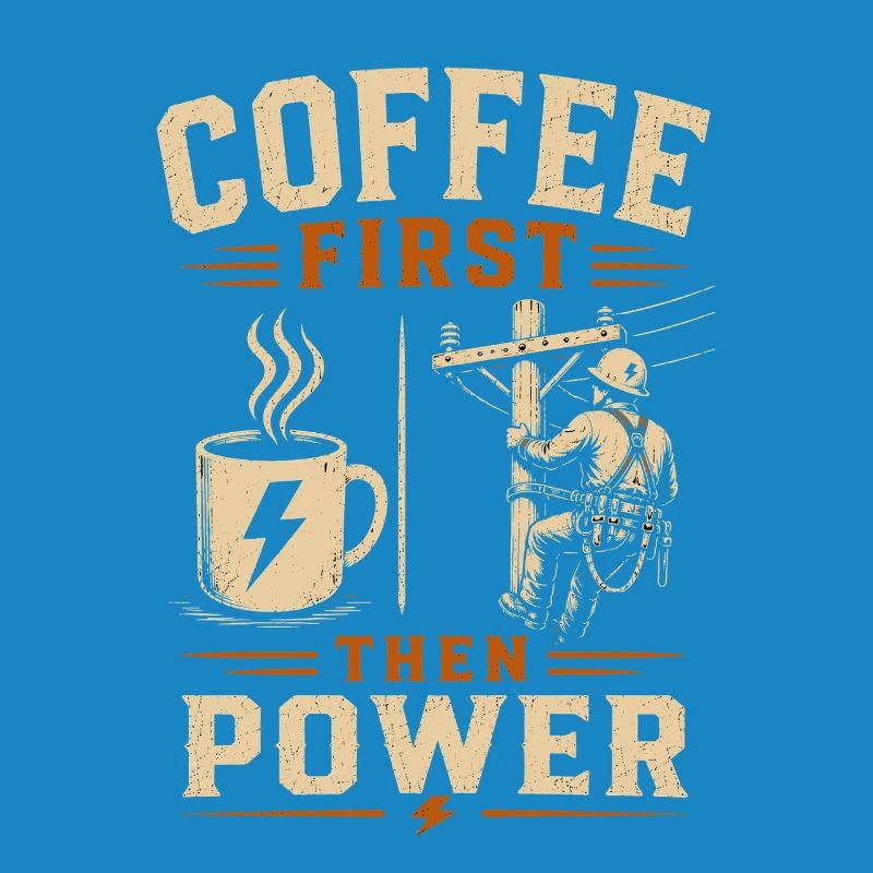 Stromleitung Kaffee Elektriker Technik