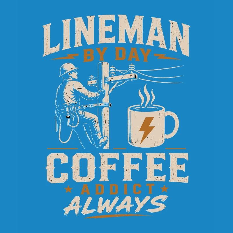 Strom Techniker Kaffee Kabel Arbeit