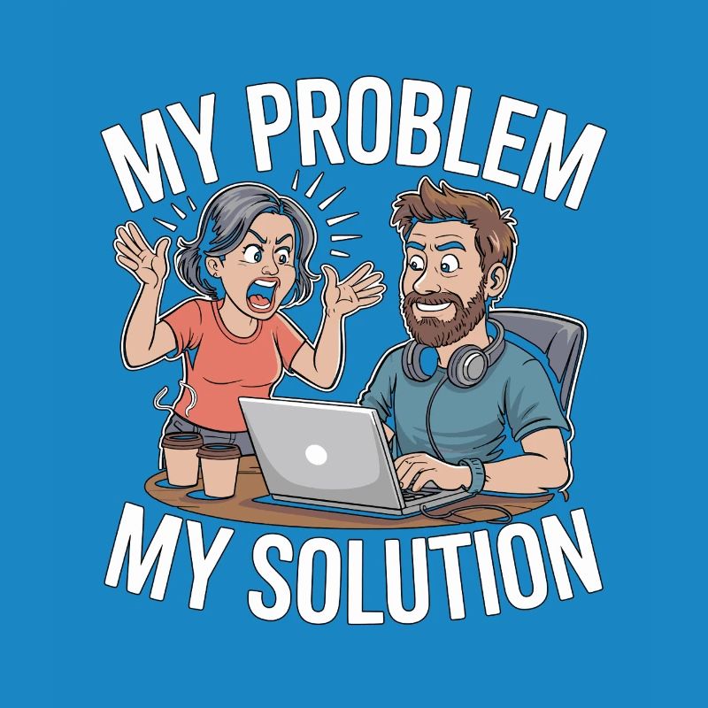 Remote Developer My Problem My Pictogram Dad Mom