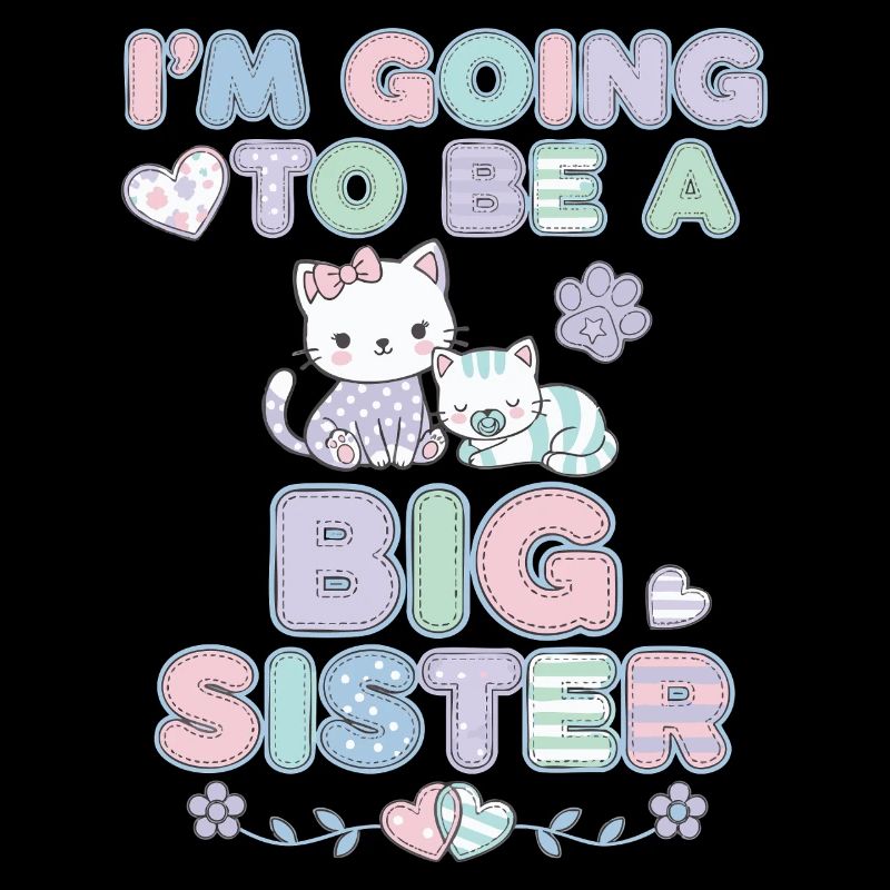 Ich werde eine große Schwester Babyparty Geschlecht