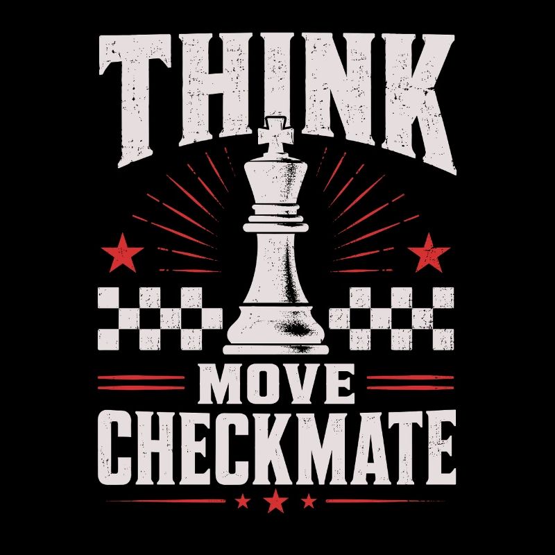 Échecs Échec et mat Pensez à Chemise Move