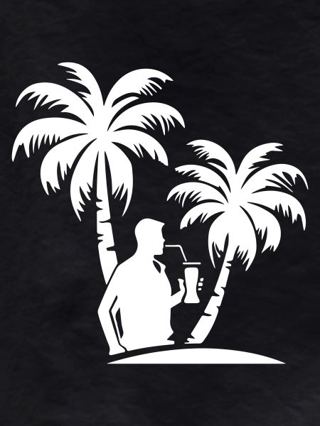 Party Palm Trees Holiday Silhouette