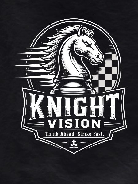 Knight Vision Chess Motif