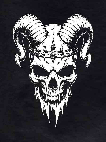 Skull with Horns Skull