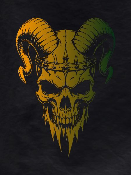 Skull with Horns Skull