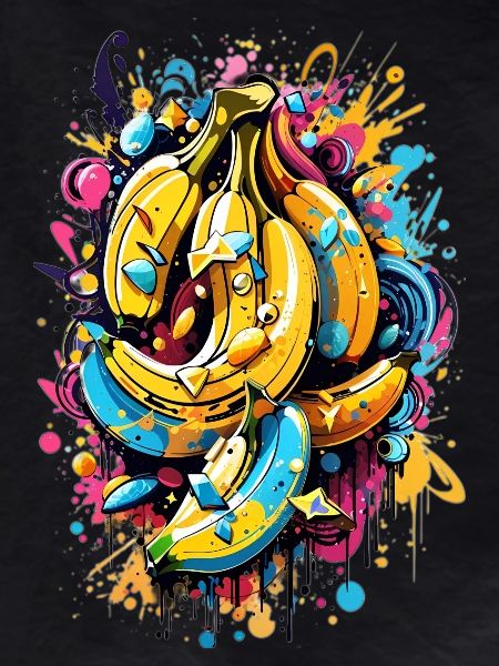 Graffiti Bananas