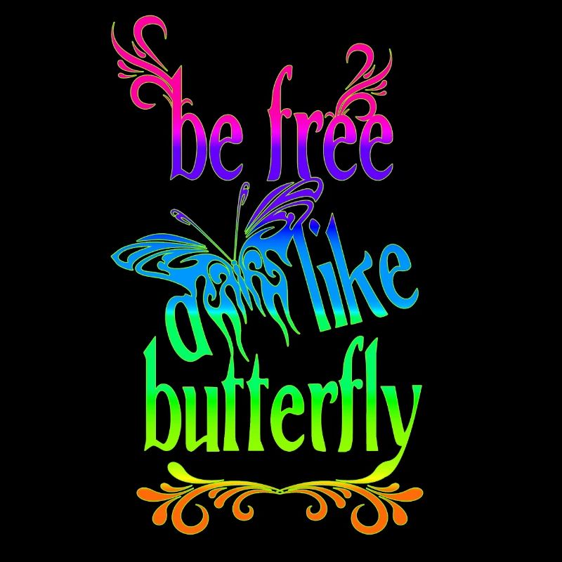 Arc-en-ciel - libre comme un papillon
