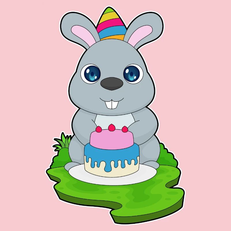 Bunny Birthday Cake