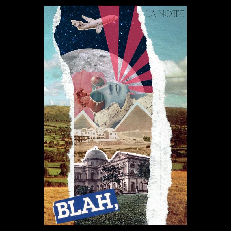 Collage créatif - Art multicolore