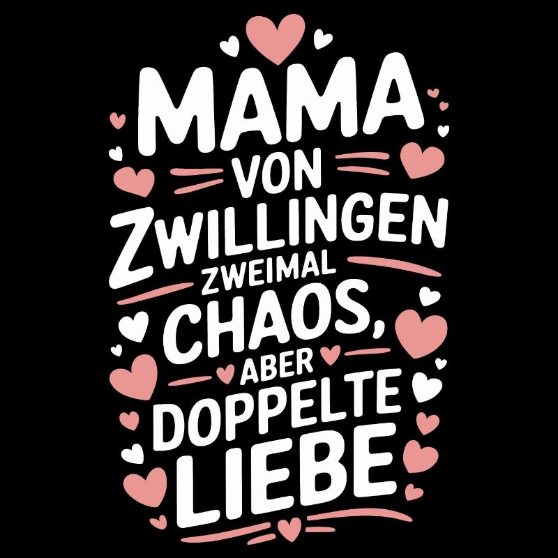 Mama von Zwillingen Zwillings Mutter Zwillingsmama