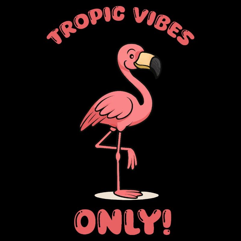 Flamingo Comic Tropic