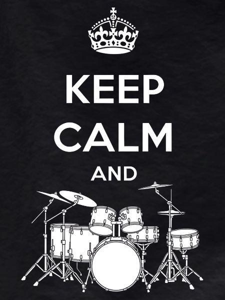 Keep Calm - Schlagzeug - Drums