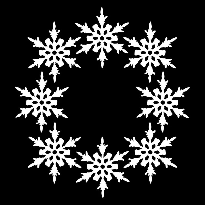 ring kreis rund muster design kuehl winter kalt sc