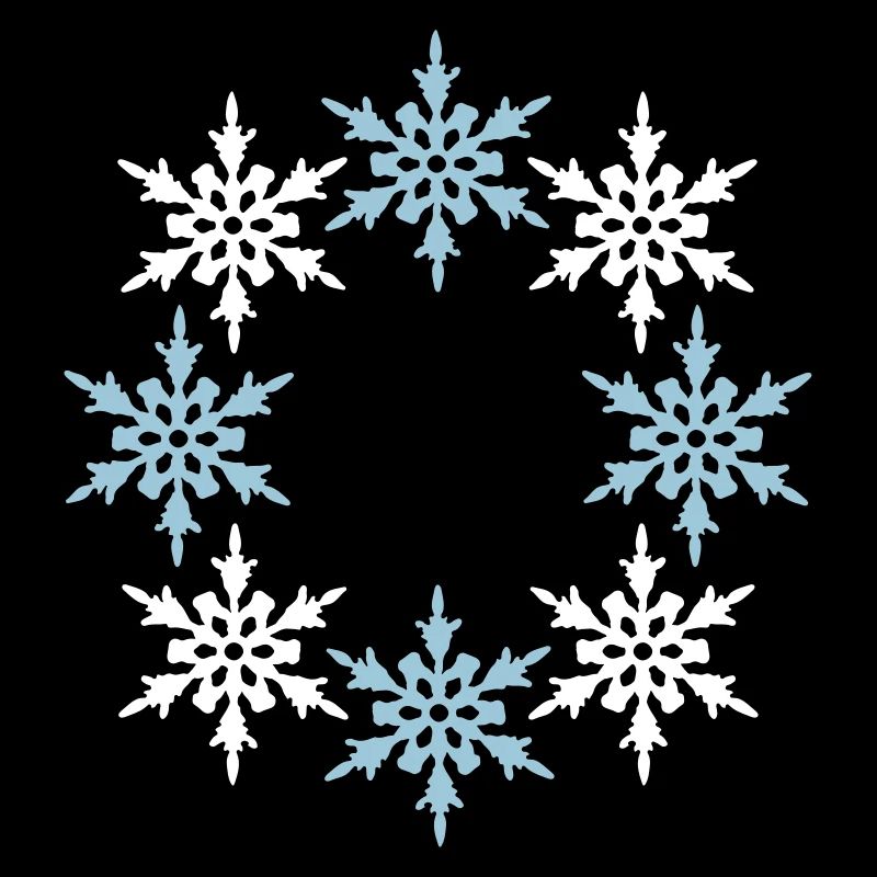 winter ring circle round pattern design cool cold sc