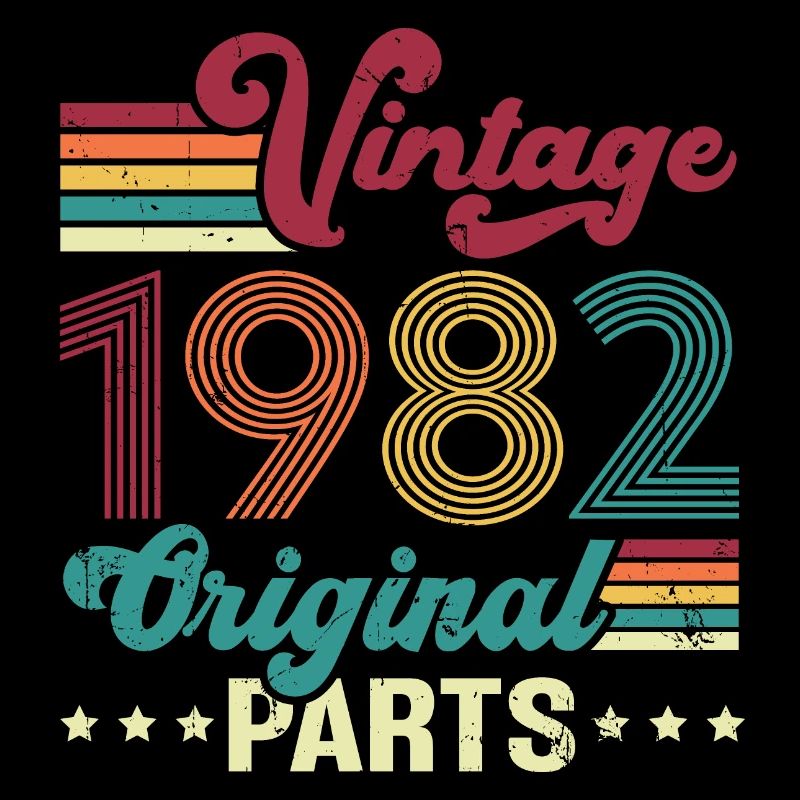 Vintage 1982 Original, Cadeau D'anniversaire