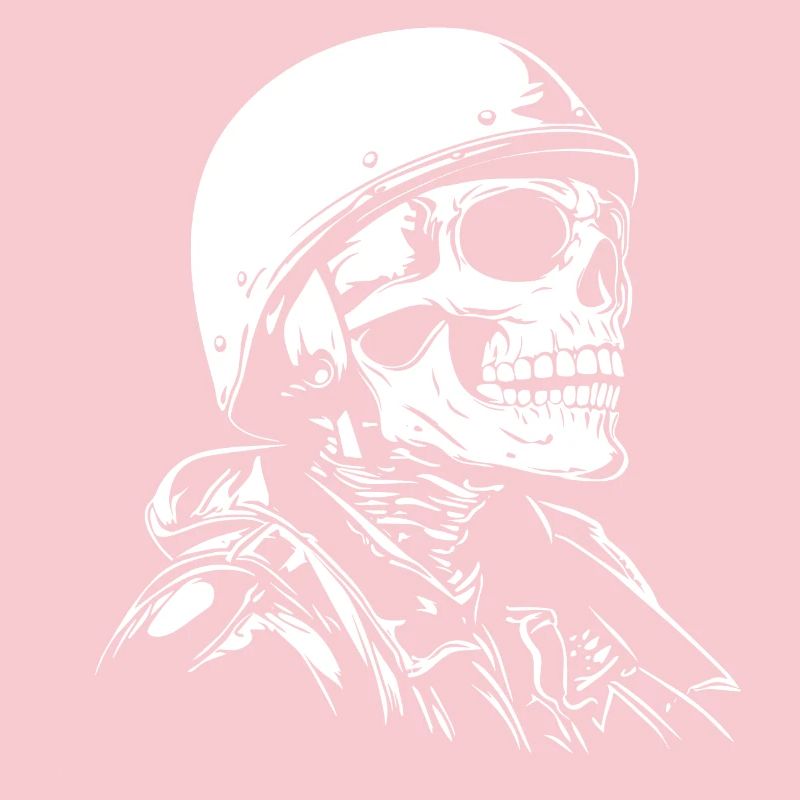 Biker Skull Motorcycle Gift
