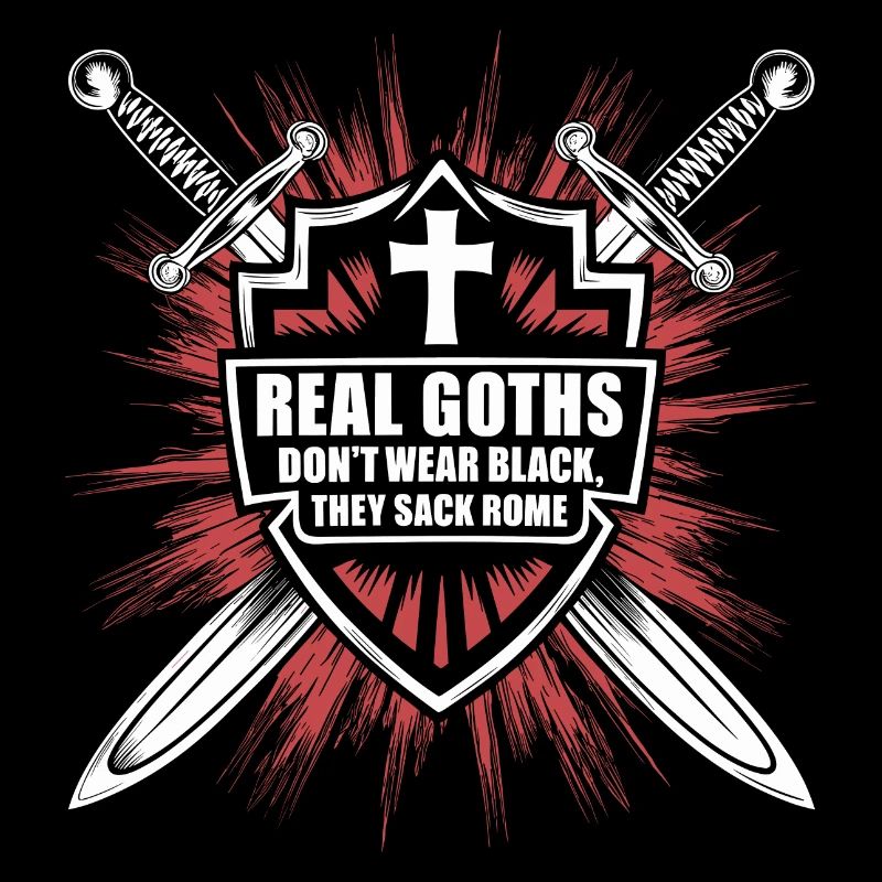 Goth humor meets history