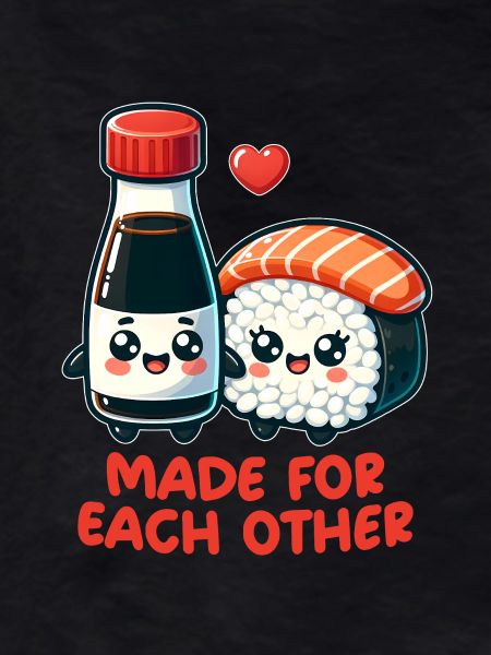 Sushi and soy sauce