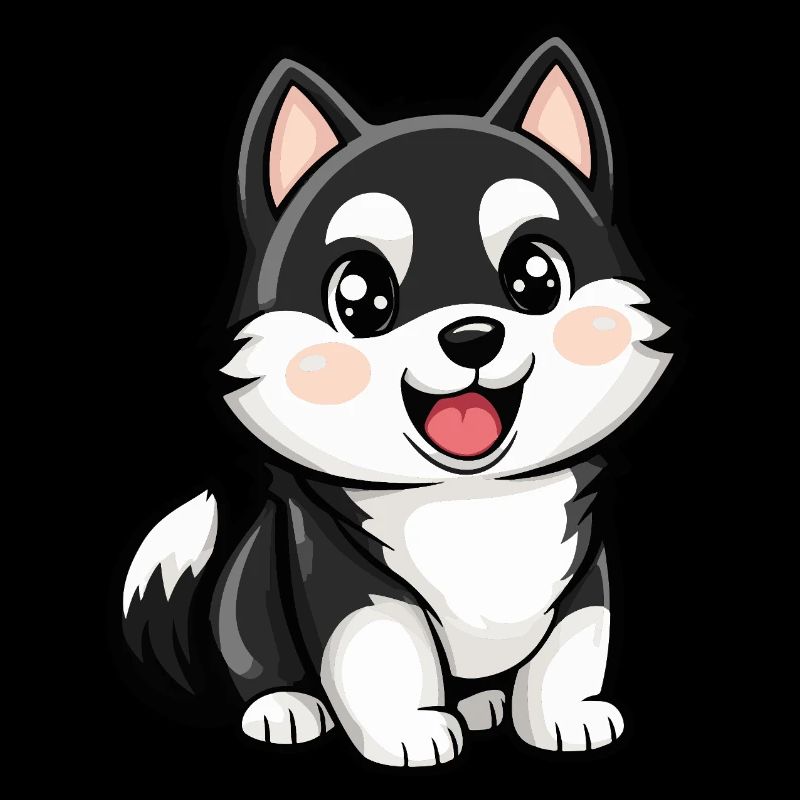 Chien Husky Mignon