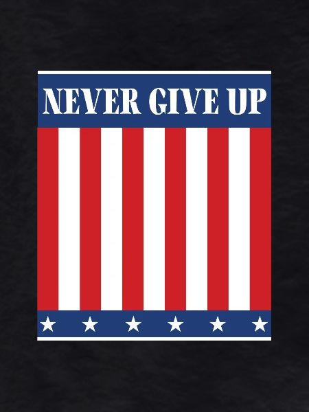 Never give up
