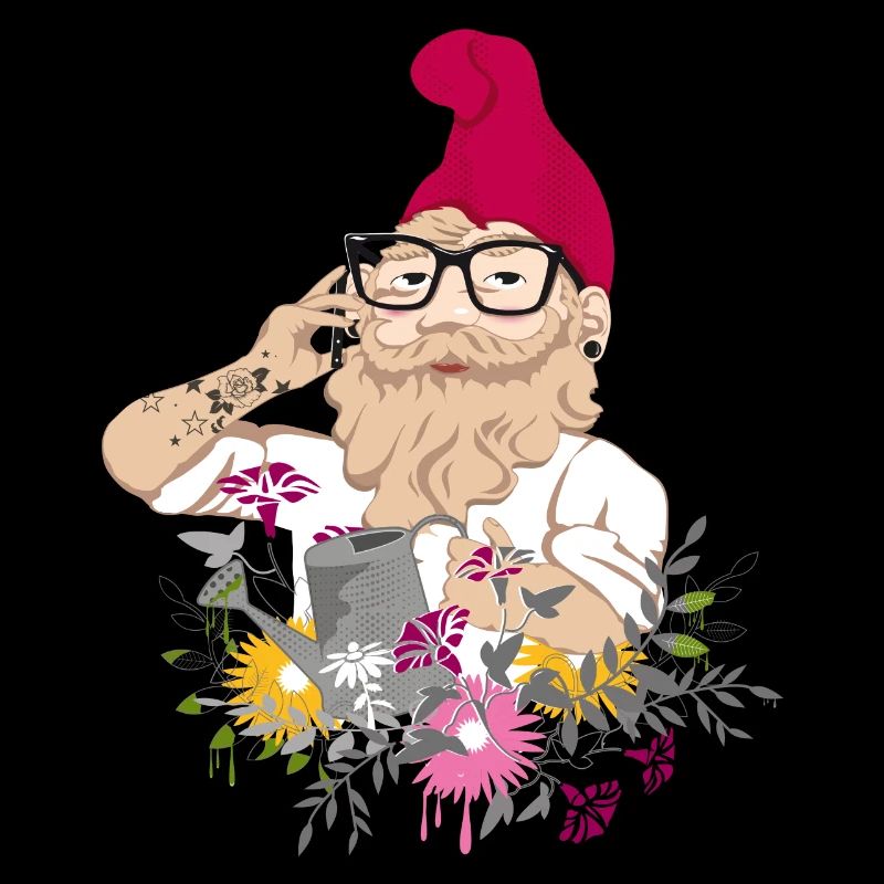 Un Hipster de jardin